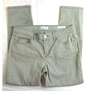 Jessica Simpson Jeans Rolled Crop Skinny Green Size Women's 8/29